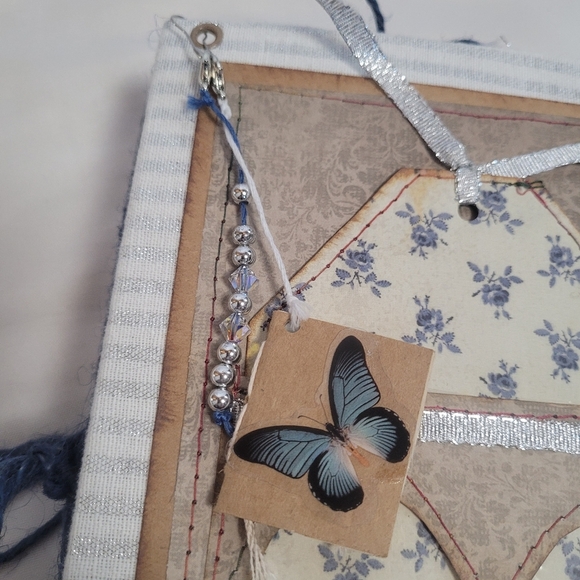 Junk Journal Handcrafted Handmade 160 Pages Country Chic - Picture 6 of 13